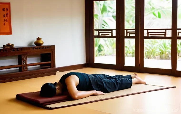 태국의 전통 치유법 - **Traditional Thai Massage Session**
    A serene and authentic depiction of a traditional Thai mass...