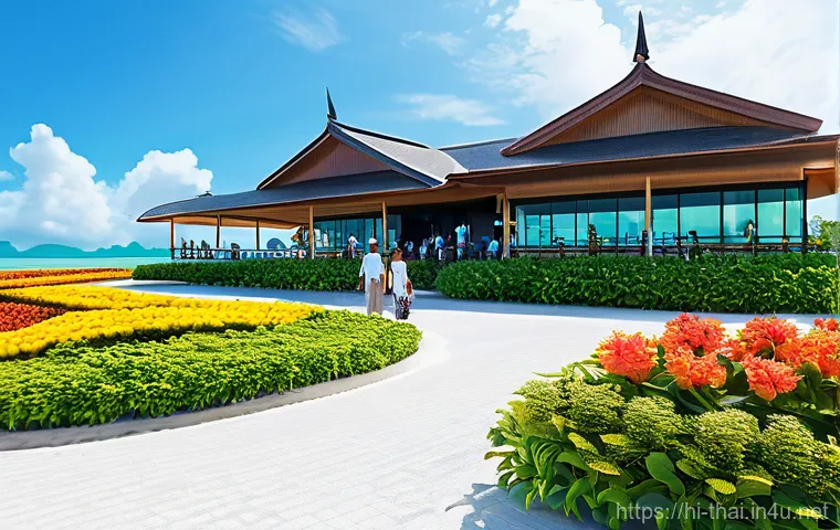 태국의 주요 공항 - **Prompt 2: Peaceful Gateway to Northern Thailand at Chiang Mai Airport**
    An image capturing the...